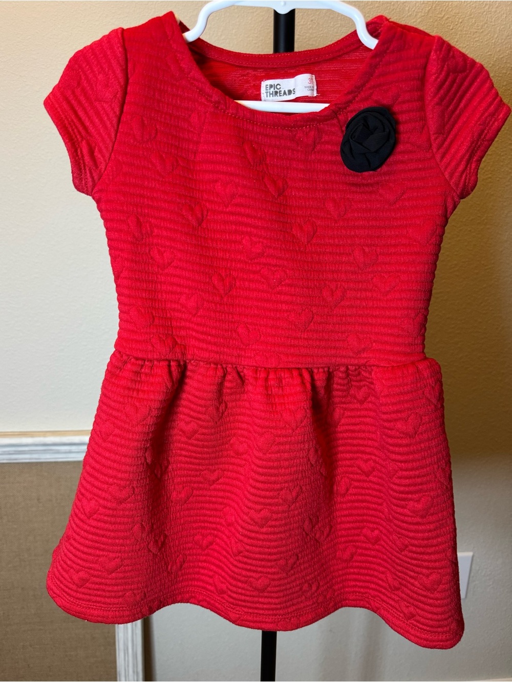 Epic Threads Girl’s Red Heart Dress